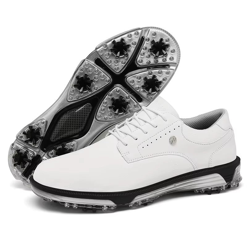 Men white golf shoes
